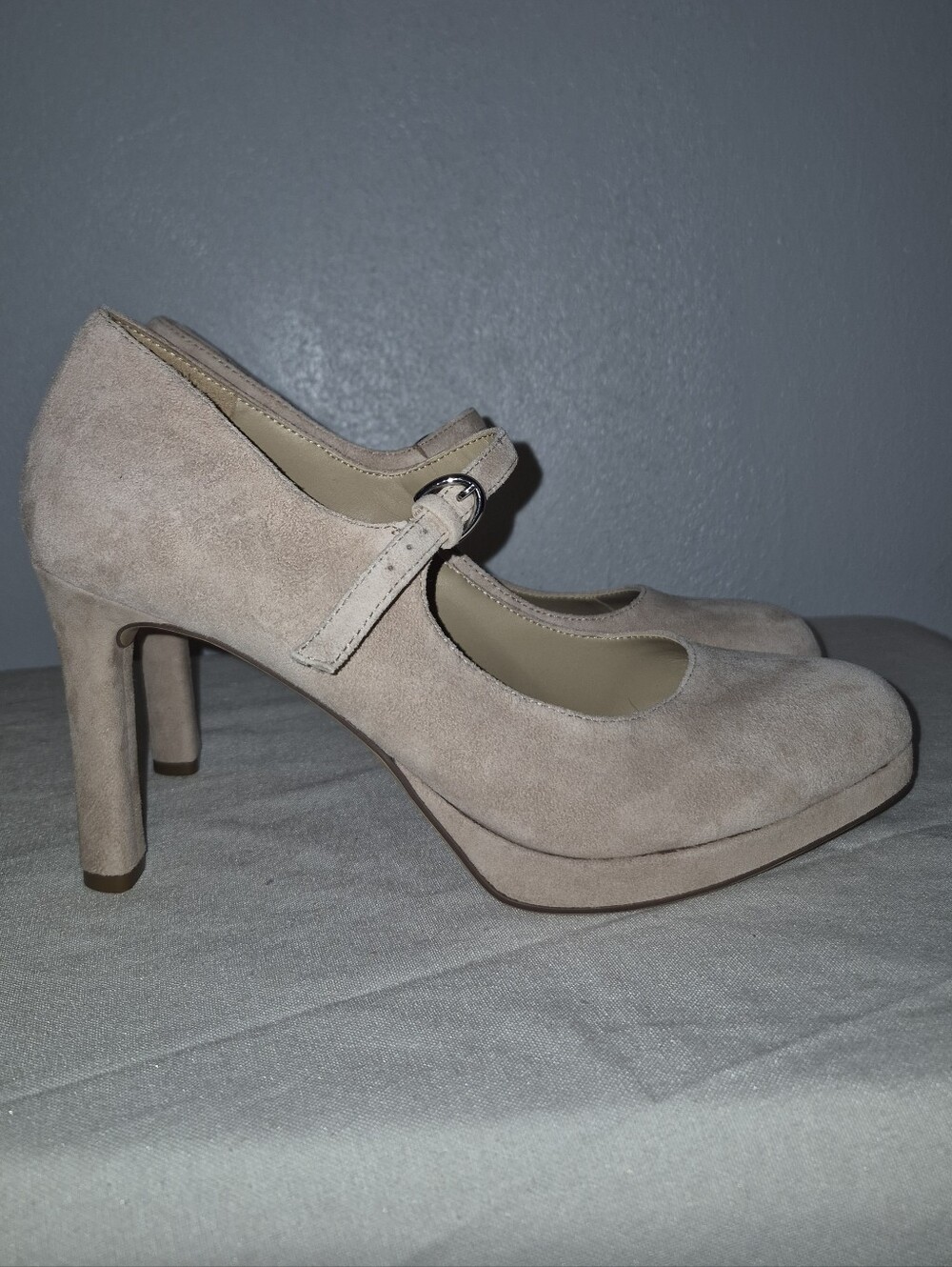 Naturalizer Talissa Suede Platform Mary Jane Pump